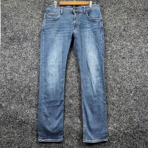 Tommy Hilfiger Denton Straight Fit TH Flex Performance Denim Jeans Blue 31/32